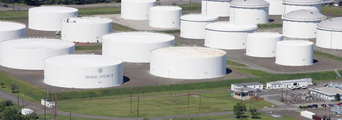 Öltanks von Colonial-Pipeline in den USA. Die Betreiber wurden Opfer einer Cyberattacke.