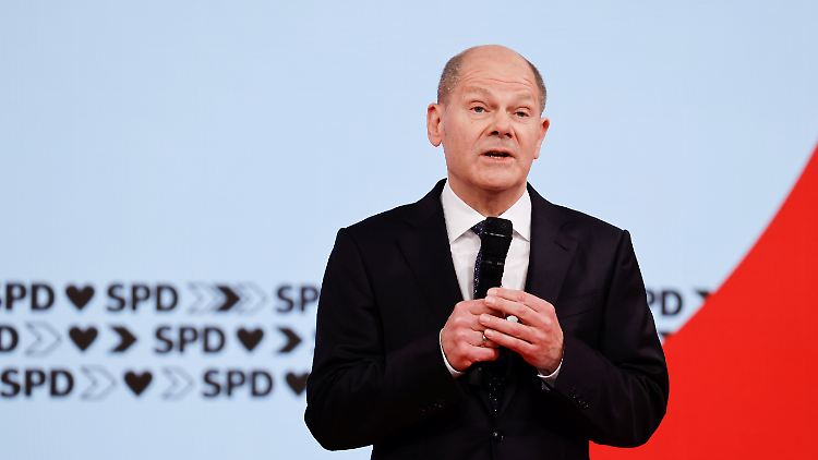 "Zusammenhalt braucht Respekt", sagt Olaf Scholz.