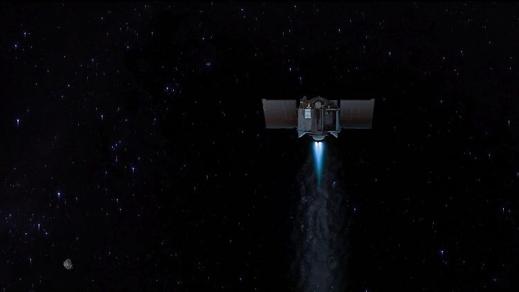 Nach fünf Jahren im All tritt "Osiris-Rex" den Rückweg zur Erde an.