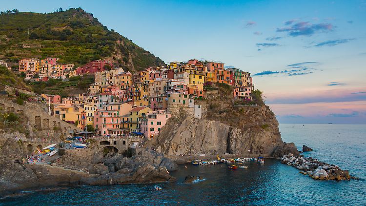 Eines von fünf Dörfern: Manarola.