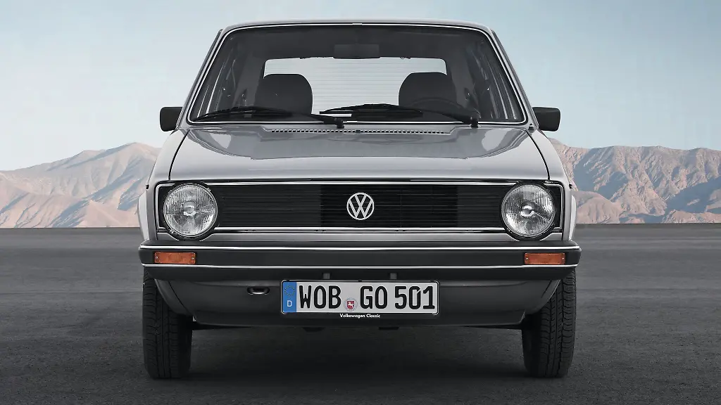 Klare-Kante-Im-Vergleich-zur-aktuellen-Auflage-wirkt-der-erste-Golf-wie-mit-dem-Lineal-gezeichnet