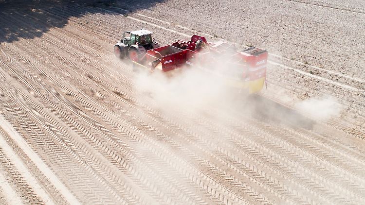 Schon heute erschwert Trockenheit den Landwirten die Arbeit.