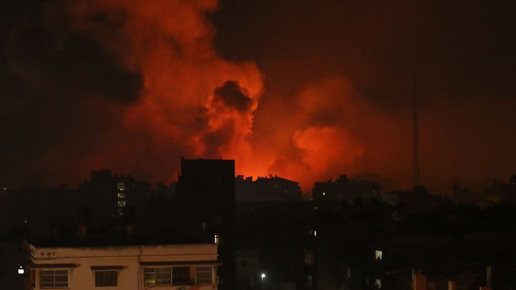 Insgesamt 90 Ziele beschoss das israelische Militär in der vergangenen Nacht. 
