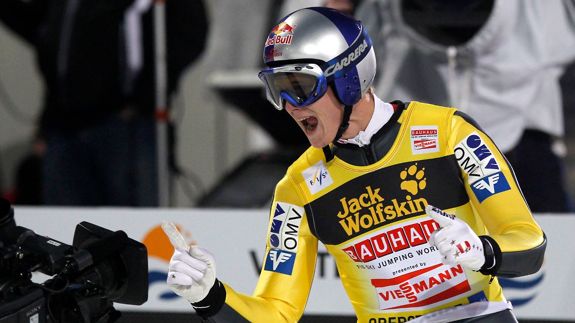 Unschlagbar: Thomas Morgenstern flog der Konkurrenz in Oberstdorf mühelos davon.