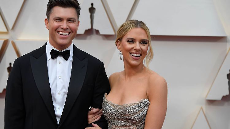 Scarlett Johansson und Ehemann Colin Jost