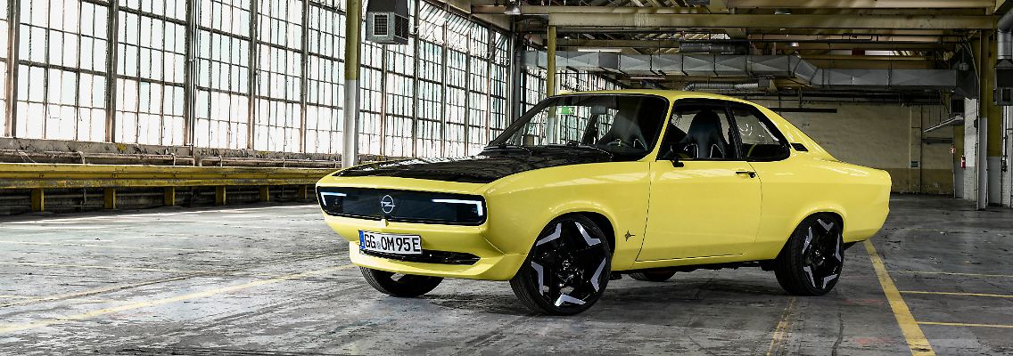 Mit dem sogenannten RestoMOD wurde dem Opel Manta GS von 1973 ein neues, elektrisches Leben eingehaucht.