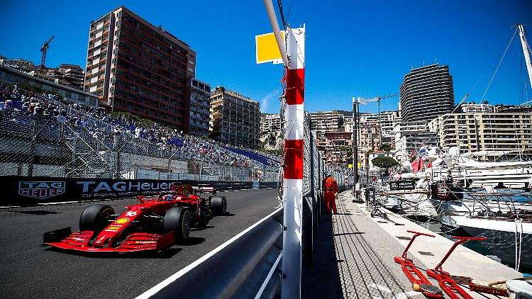 Erwischte einen Sahnetag in Monaco: Charles Leclerc im Ferrari.