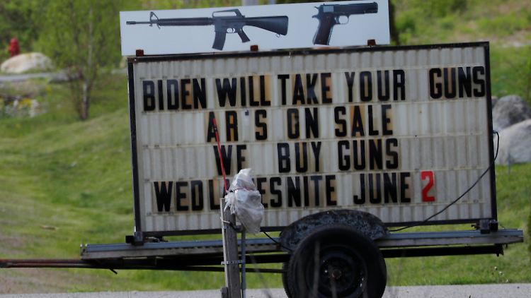 Manche Amerikaner fürchten, Joe Biden könnte ihnen die Waffen wegnehmen.