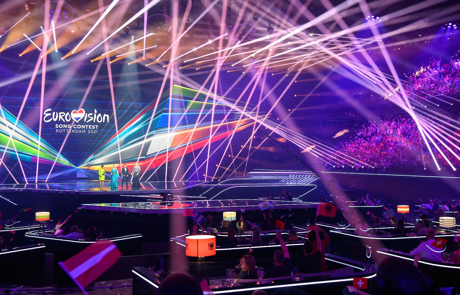 Der Corona-Pandemie zum Trotz - es ist angerichtet. Am Samstagabend steigt in der Rotterdamer Ahoy-Arena, ...
