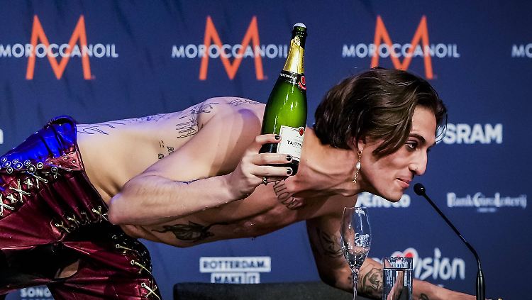 Alkohol, aber keine harten Drogen: Damiano David.
