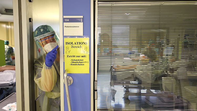 1,65 von 100.000 Einwohnern in Deutschland werden derzeit wegen Covid-19 in einer Klinik behandelt.