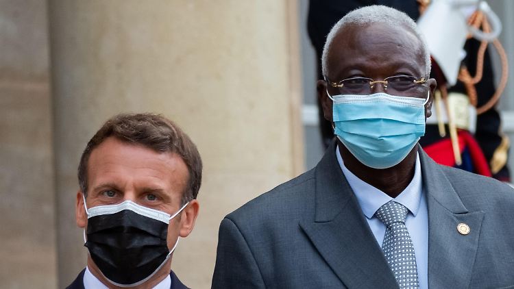 Kürzlich trafen Emmanuel Macron und N'Daw noch im Elysee-Palast aufeinander. 