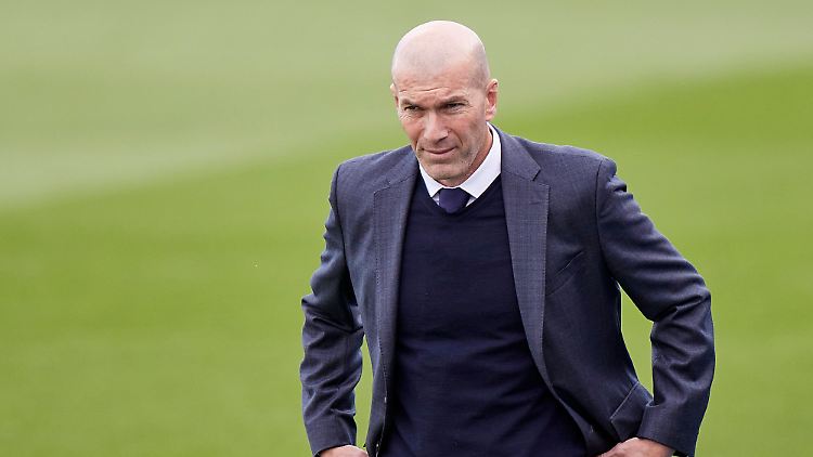 Zidane ist auf dem Absprung.