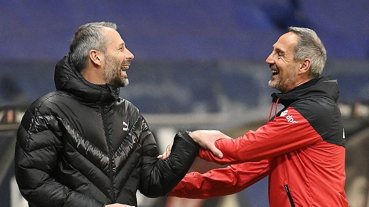 Marco Rose und Adi Hütter gaben dem Trainerkarussell mächtig Schwung.