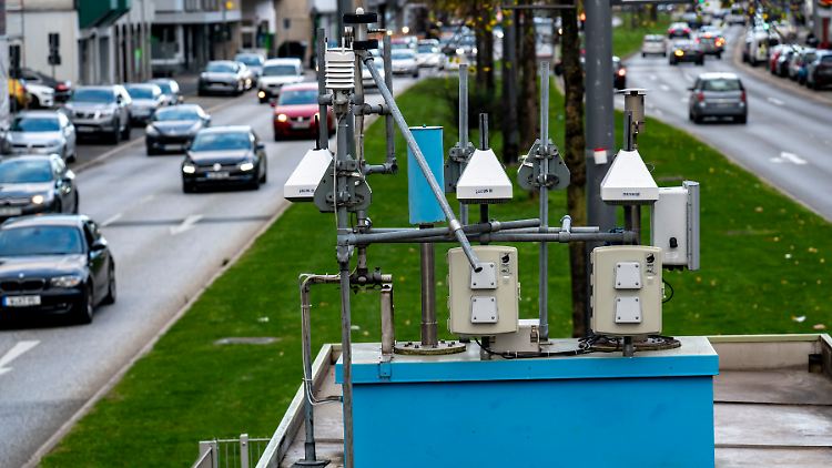 Die Stadt Wuppertal, wo diese Messstation steht, hat 2020 den Grenzwert für Stickstoffdioxid nicht überschritten.
