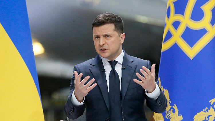 "Habeck hat das verstanden", sagte der ukrainische Präsident Selenskyj in Richtung des Grünen-Chefs.