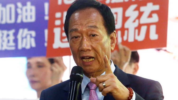 Terry Gou ist der Gründer des Apple-Zulieferers Foxconn, einem der weltweit größten Hersteller von Elektronikteilen.