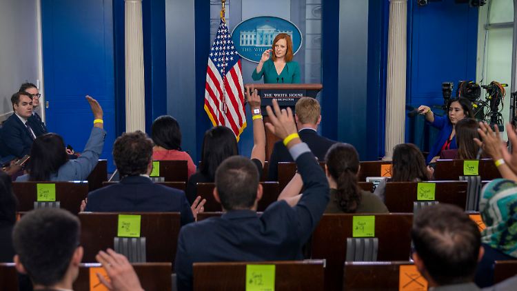 Seit den Vorfällen in der Vergangenheit hätten die USA viel unternommen, so Bidens Sprecherin, Jen Psaki