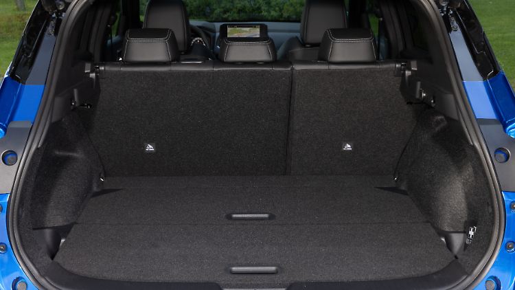 Mit 504 Litern Stauraum hinter der Heckklappe steckt der neue Nissan Qashqai einiges weg.