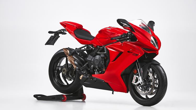 Die MV Agusta F3 Rosso gibt es ausschließlich in der Farbe "Ago Red".