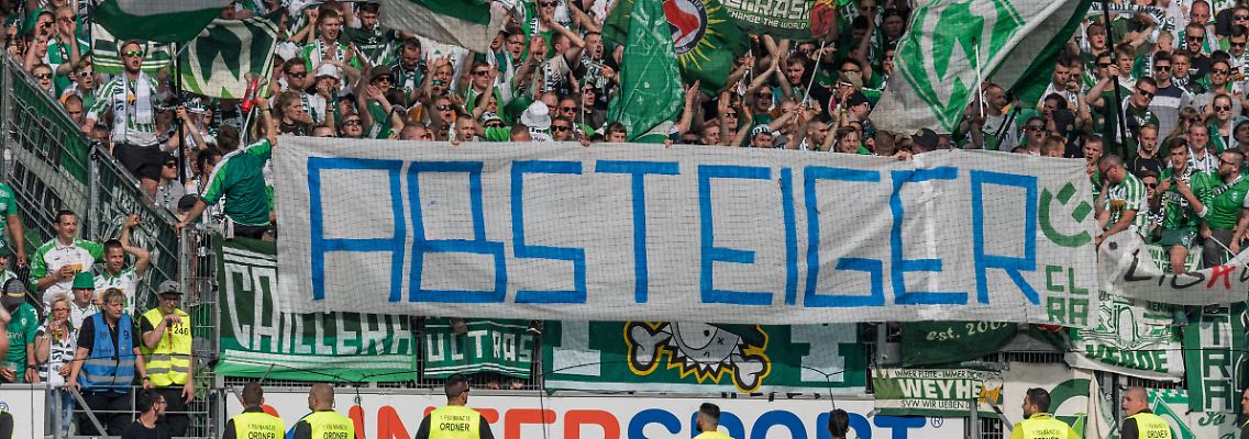 Werder Bremen und der HSV sind nun abgestiegen.