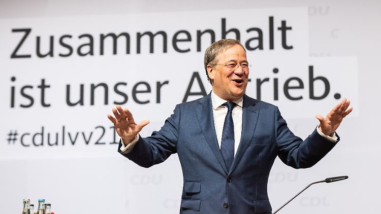 Wenn er Kanzler werde, dann stelle NRW erstmals seit Konrad Adenauer wieder den Bundeskanzler, sagte Laschet.