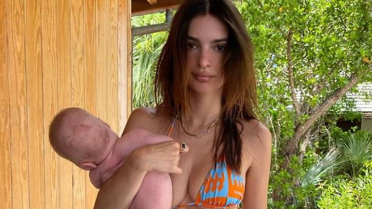 Seit drei Monaten Mutter eines kleinen Sohnes: Emily Ratajkowski