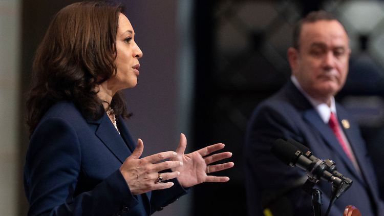 Die illegale Einwanderung ist ein heikles Thema für die Regierung von Joe Biden. US-Vizepräsidentin Kamala Harris findet in Guatemala dazu klare Worte.