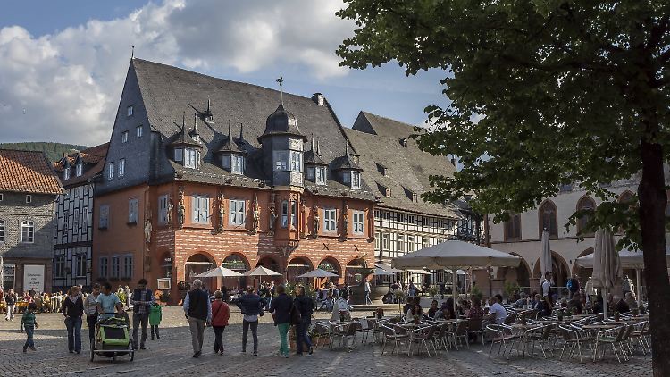 Die Innenstadt von Goslar - Corona ist am Harz vorerst Geschichte. Doch für wie lange?