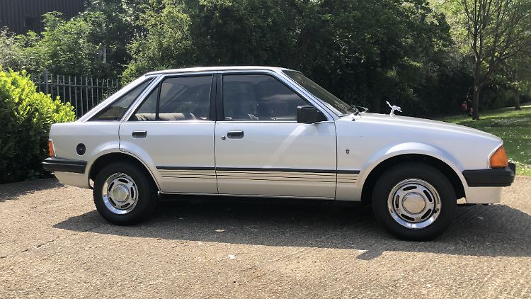 Der Ford Escort vom Modell 1,6l Ghia war ein Verlobungsgeschenk von Prinz Charles.