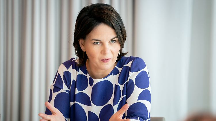 "Diese Lektion habe ich jetzt, haben wir jetzt gelernt", sagt Annalena Baerbock.