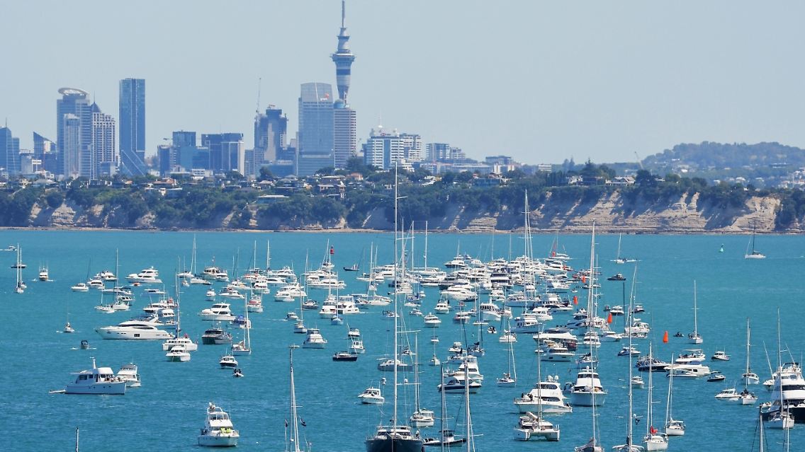 … die "City of Sails": Zur lebenswertesten Stadt der Welt kürt die EIU in diesem Jahr die neuseeländische Stadt Auckland.
