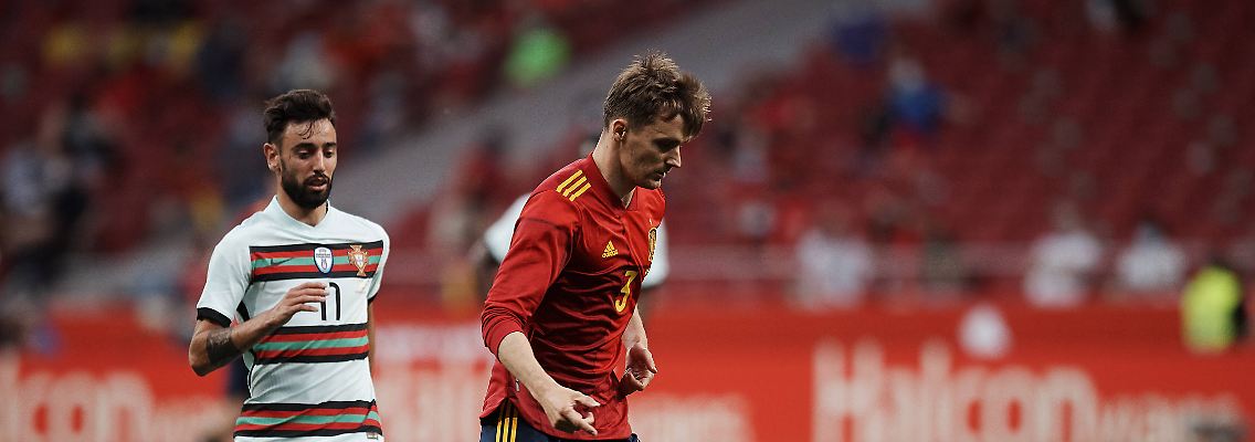 Diego Llorente beim Testspiel gegen Portugal.