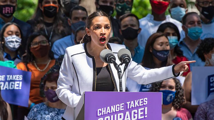 Alexandria Ocasio-Cortez gehört dem linken Flügel ihrer Partei an.