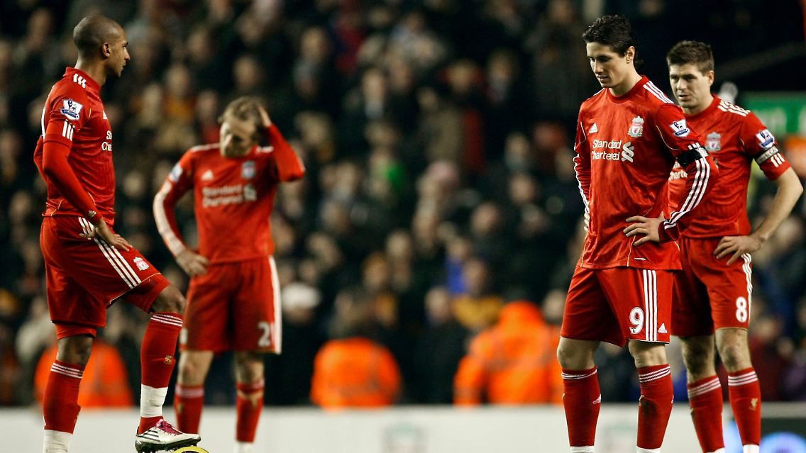 Besonders bitter: Liverpool hatte im Heimspiel gegen den Tabellenletzten Wolverhampton mehr als 30 Minuten Zeit, den Rückstand noch zu korrigieren. Doch den "Reds" fiel nichts ein.