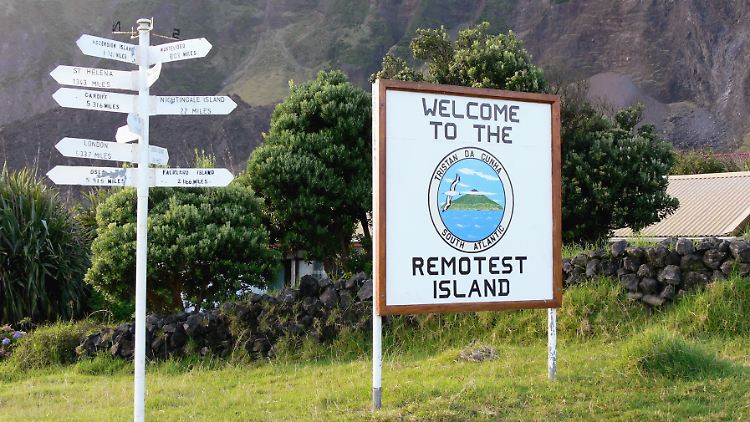 Von Tristan da Cunha aus ist jeder bewohnte Ort der Welt Tausende Kilometer entfernt.