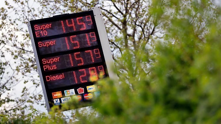 Derzeit liegt der Preis der verschiedenen Kraftstoffe mehr als 30 Cent pro Liter über den Werten von November 2020.