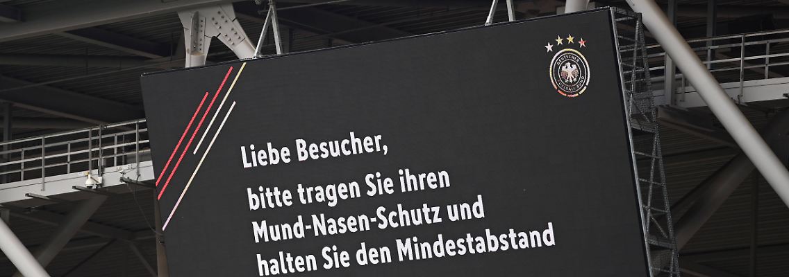 Gegen Lettland gab es klare Informationen für die anwesenden Zuschauer.