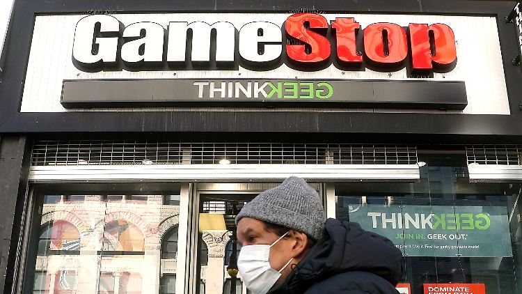 Die Aktien des Videospielhändlers Gamestop haben seit Jahresbeginn rund 2000 Prozent zugelegt.