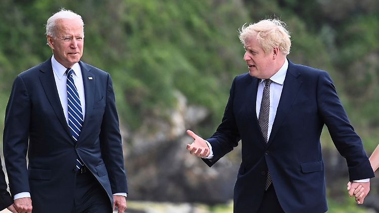 Die beiden Staatschefs werden ab Freitag am dreitätigen G7-Gipfel in Carbis Bay teilnehmen.