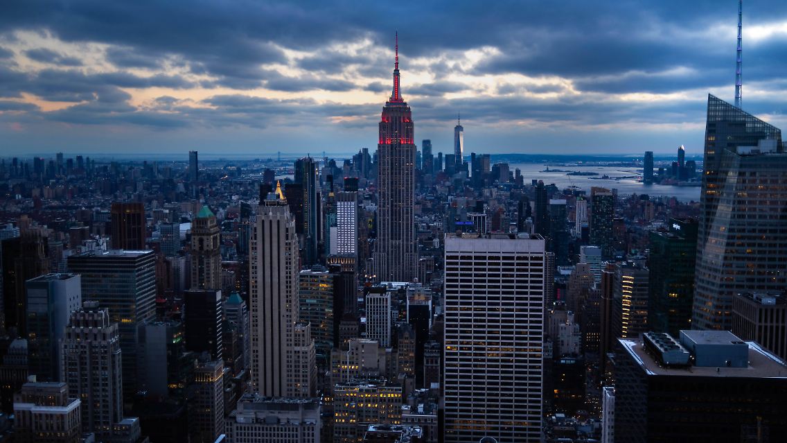 Verleiht dem Piks den nötigen Glamour: Auch im Empire State Building in New York können sich US-Bürger bald impfen lassen.
