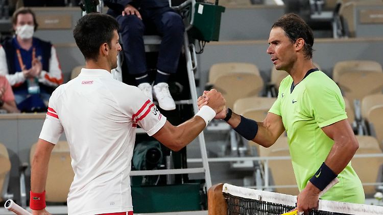 "Es ist schwer, größere Worte als alle Superlative zu finden", sagte Djokovic über Nadal.
