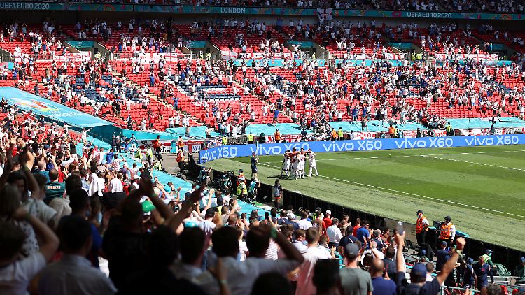 Das Wembley-Stadion ist ein Austragungsort der EM.