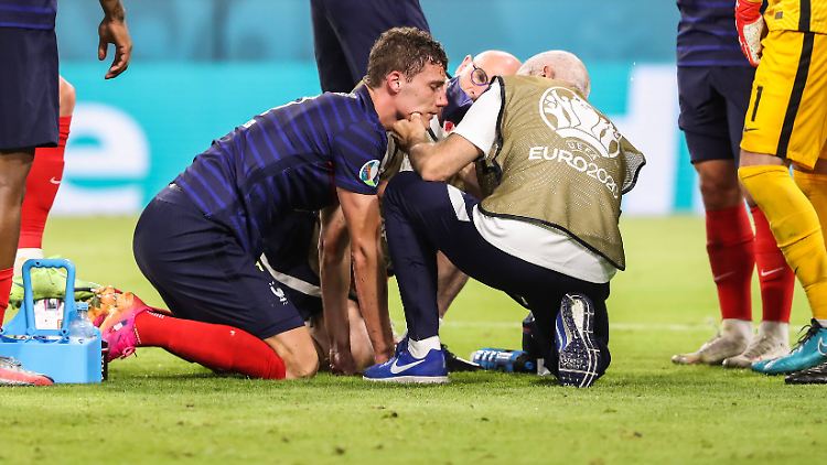 Benjamin Pavard war bewusstlos, spielte aber weiter.