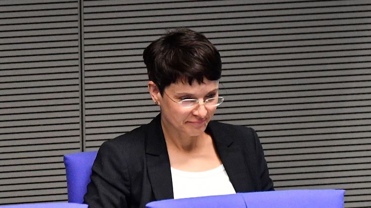 Frauke Petry sitzt seit 2017 als fraktionslose Abgeordnete im Bundestag.