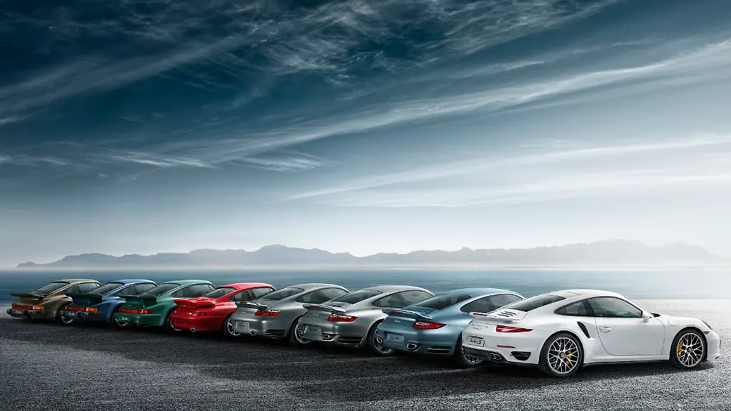01Porsche911GenerationentreffenErsteBisSechsteGenerationQuellePorsche