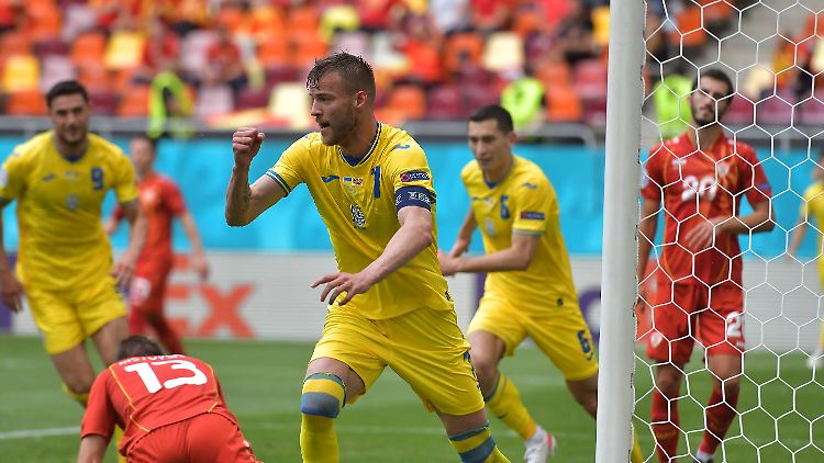 Der Ex-Dortmunder Andrej Jarmolenko war überrangender Akteur beim 2:1 Erfolg der Ukraine. 