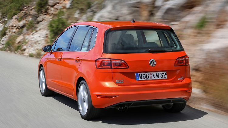 Im Vergleich zum Golf Plus wuchs der Sportsvan in der Länge um 24 Zentimeter auf 4,43 Meter.