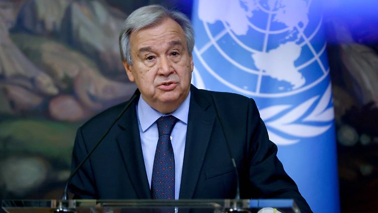 António Guterres trat ohne Gegenkandidat an.
