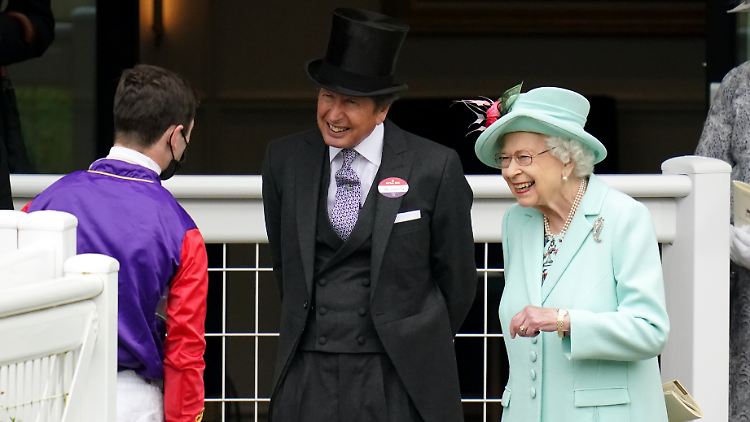 Queen Elizabeth II. war sichtlich erfreut.